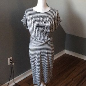 Gap striped twist front dress ✨